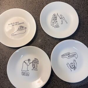 Star Wars 6.5” Corelle glass plates